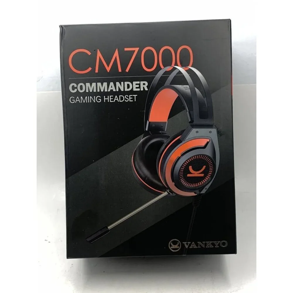 NEW - Vankyo CM7000 Commander Red & Black Gaming Headset w/ Mic - Picture 1 of 6